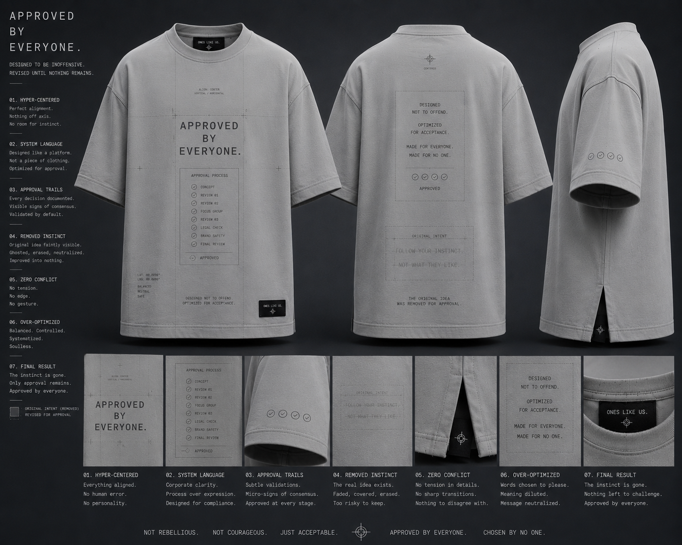 Approved by Everyone/ front and back